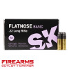 Lapua SK Flatnose Basic Ammunition - .22LR, 40gr, LFN, Box of 50 [420156]