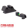 Trijicon DI Night Sight Set - For Glock Standard Frame, Green Front [GL801-C-601102]