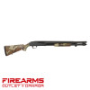 Mossberg 590 Heatshield, Woodland Camo - 12GA, 2-3/4" or 3", 20" Barrel, 9-Shot [50710]