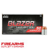 CCI Blazer Aluminum - 9mm, 115gr, FMJ, Box of 50 [3509]