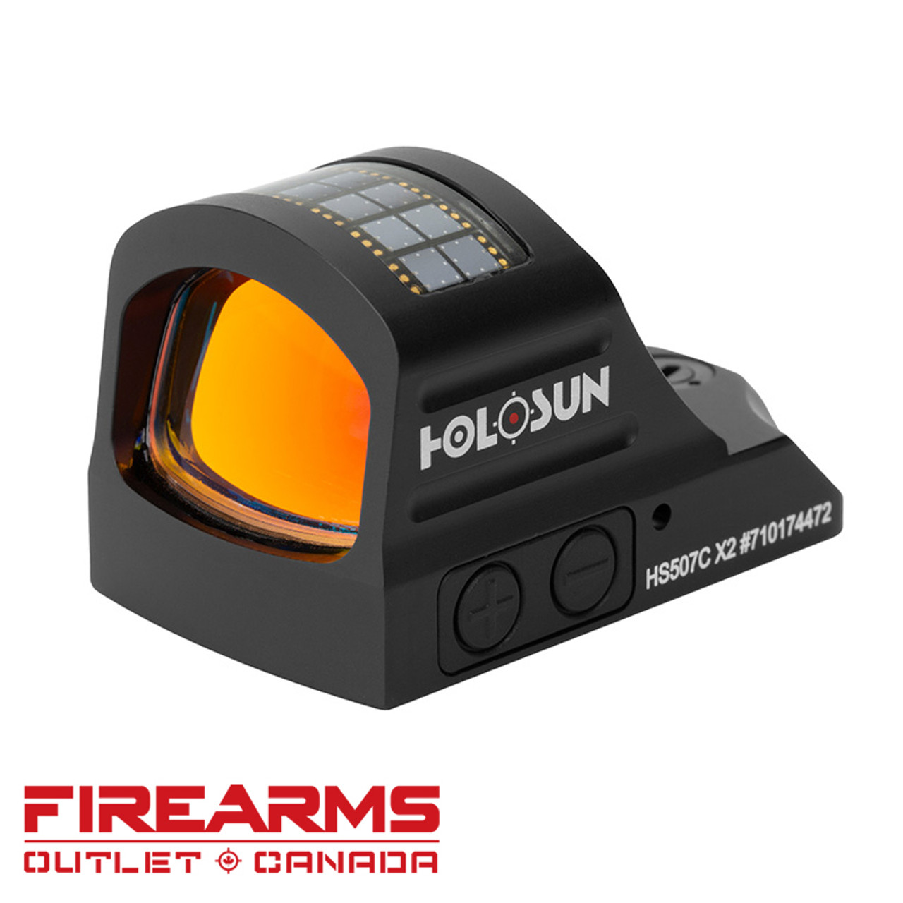 Holosun HS507C X2 Pistol Red Dot Sight - Red 2 MOA Dot w/ 32 MOA Circle [HS507C-X2]