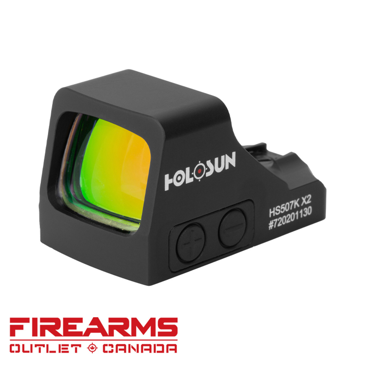 Holosun HS507K X2 Pistol Red Dot Sight - Red 2 MOA Dot w/ 32 MOA Circle [HS507K-X2]