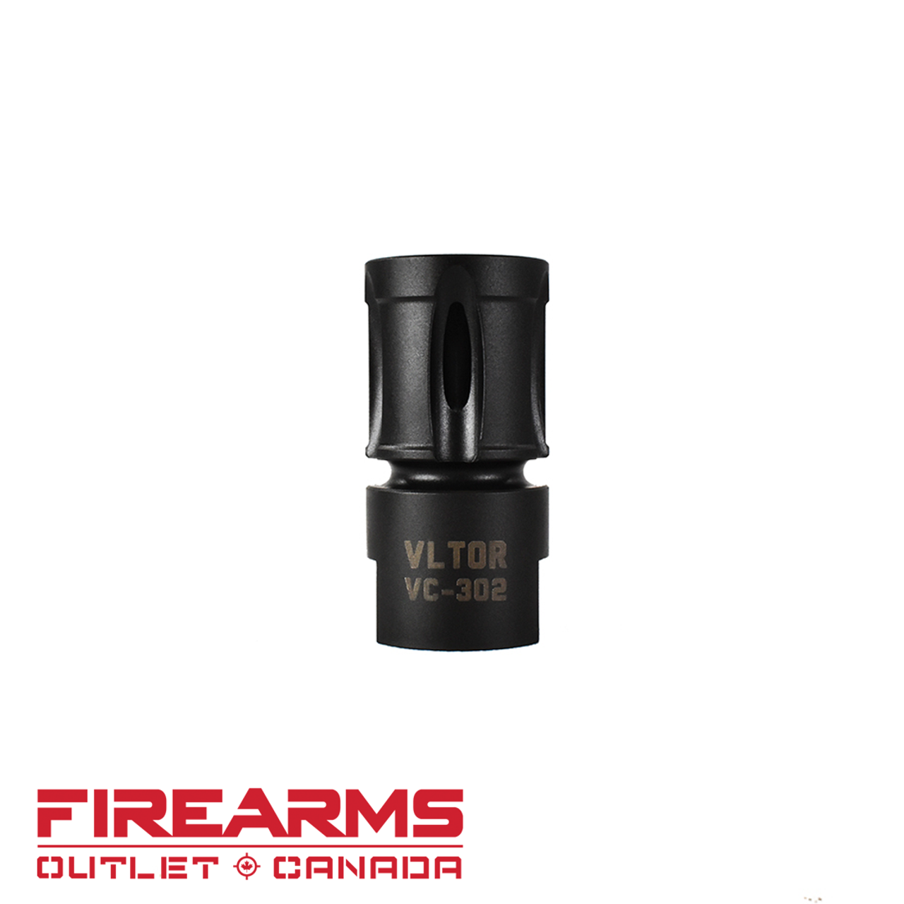 VLTOR Weapon Systems VC-302 Flash Hider (Compact Version) - 7.62/.308, 5/8x24 [VC-302]