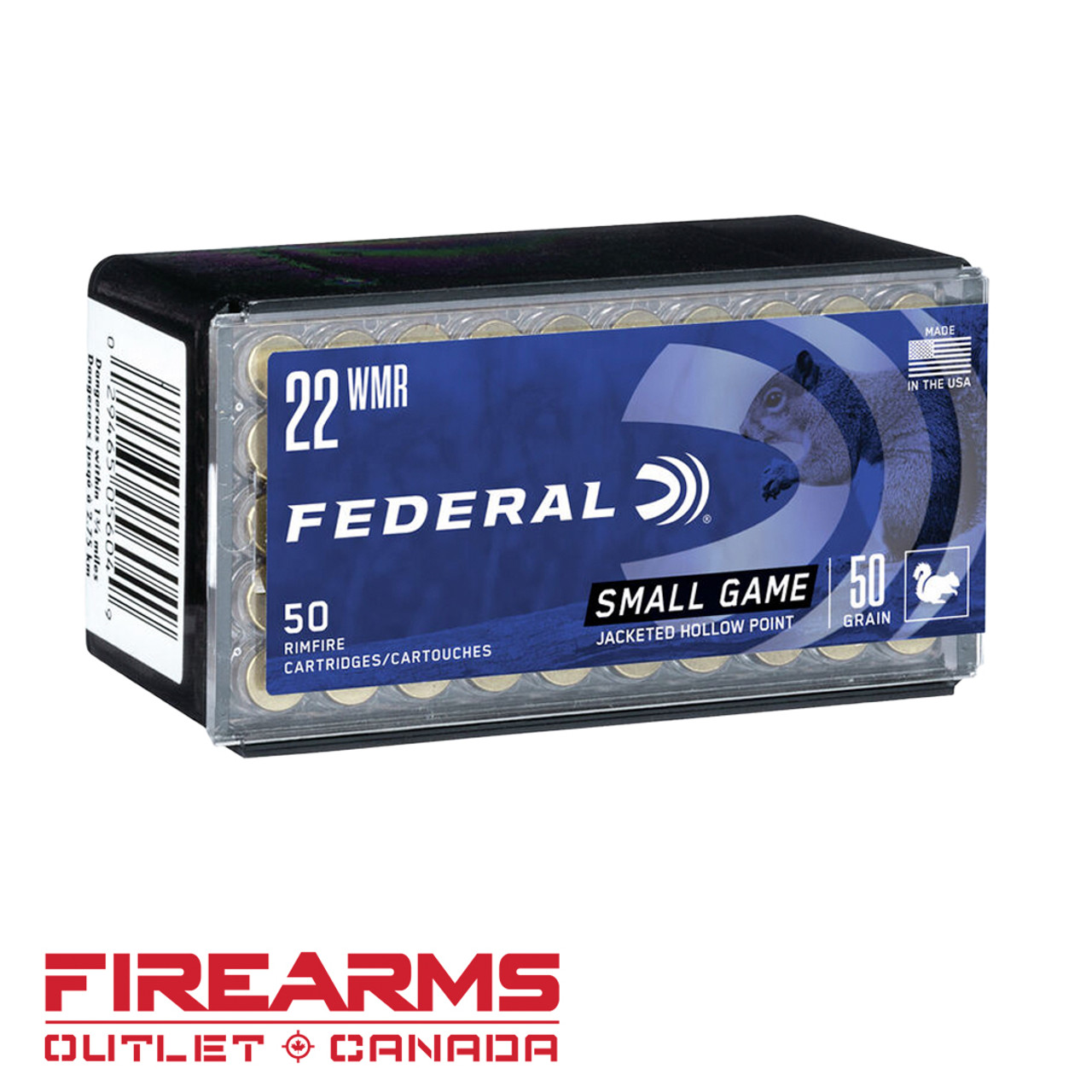 Federal Small Game - .22WMR, 50gr, JHP, Box of 50 [757]