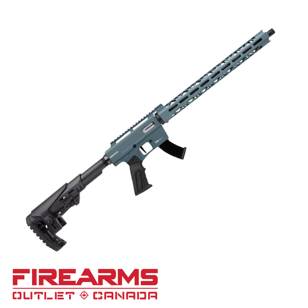 Derya TM22 Semi-Auto Rifle - .22LR, 18", BLUE [TM22-18-BL]