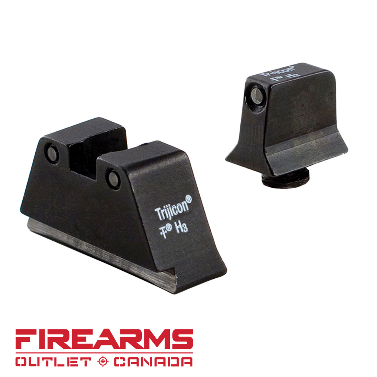 Trijicon Bright & Tough Suppressor Sights - For Glock Standard Frame  [GL201-C-600661]