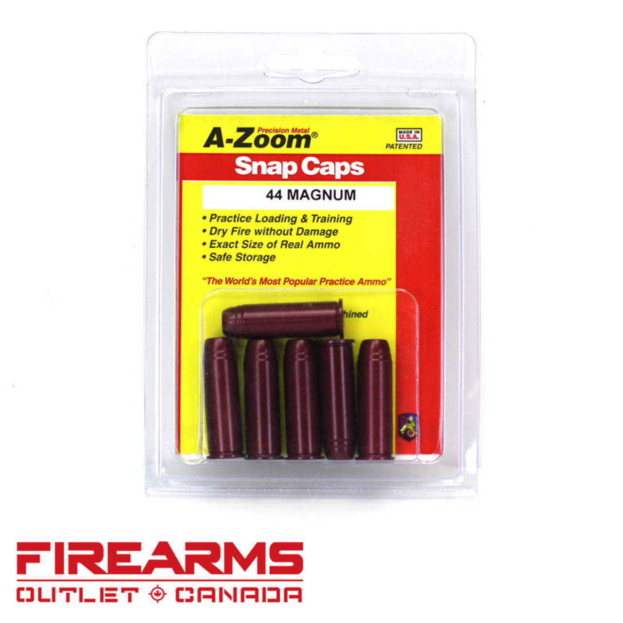 A-Zoom Snap Caps - .44 Magnum, 6pk [16120]