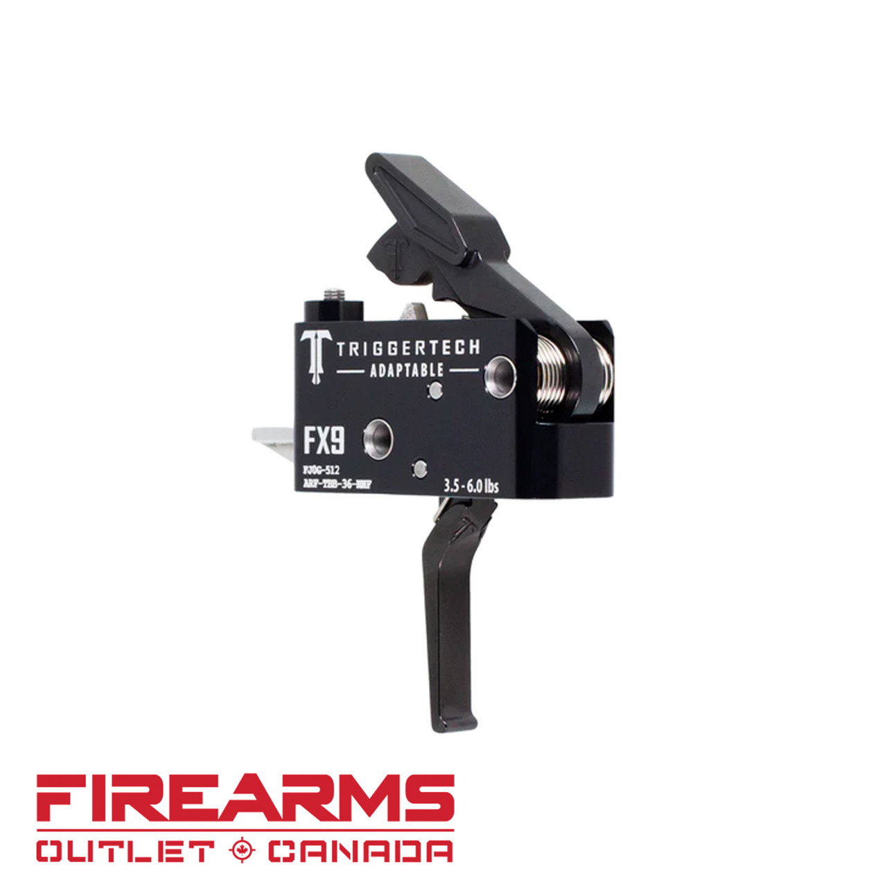 TriggerTech FX-9 PCC Trigger - Flat Straight, PVD [ARF-TBB-36-NNF]