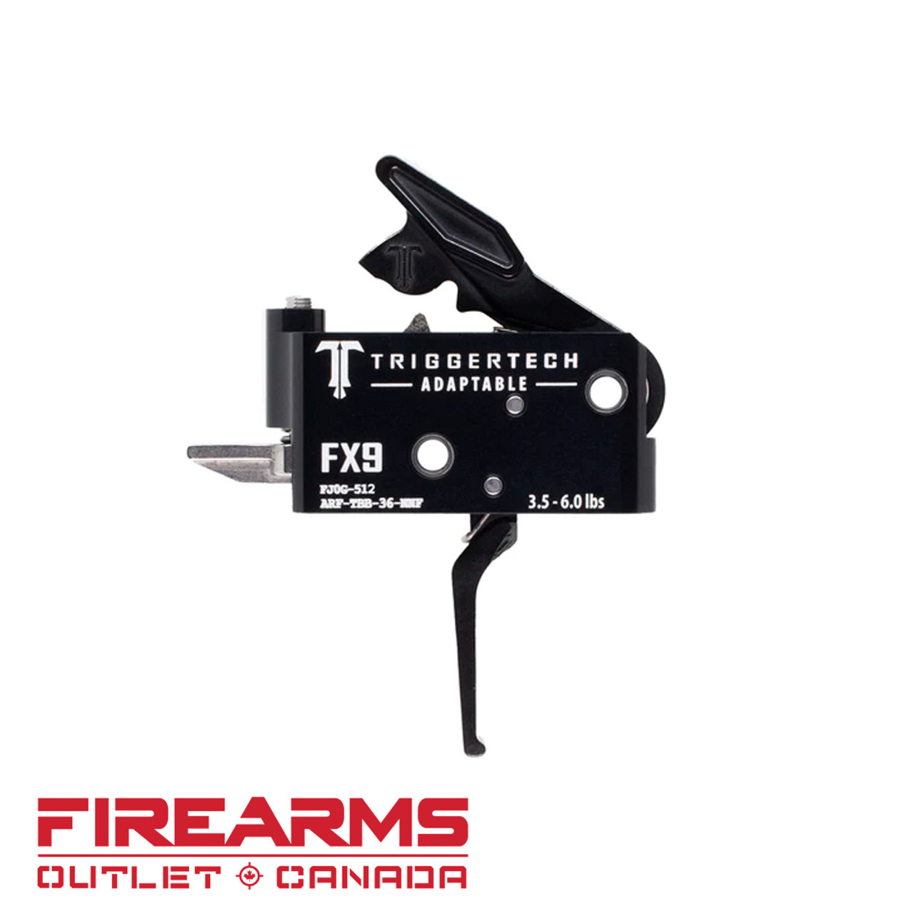 TriggerTech FX-9 PCC Trigger - Flat Straight, PVD [ARF-TBB-36-NNF]