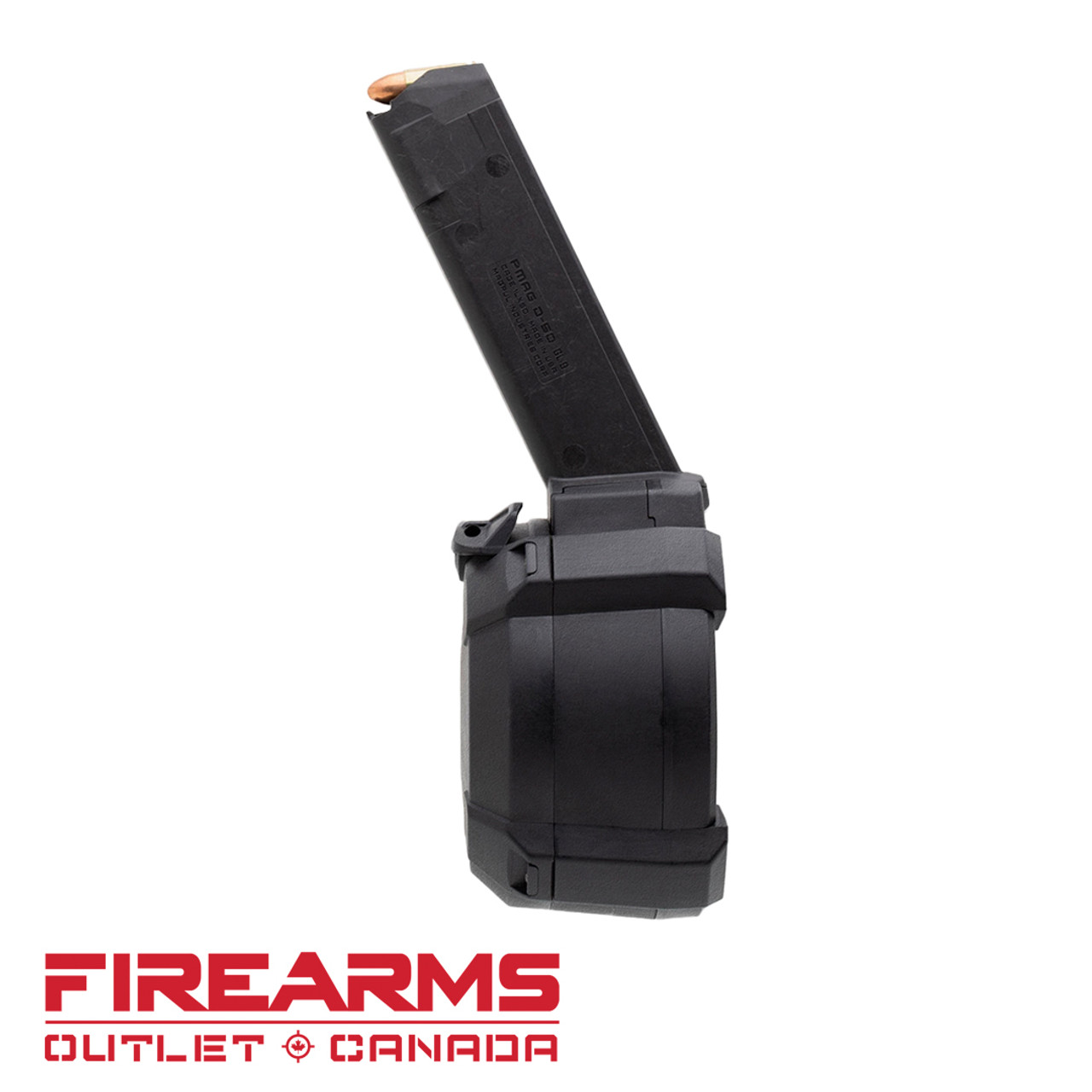 Magpul GL9 PMAG D-50 Fits Glock 17 - 9mm, 50/10-Round [MAG1033]