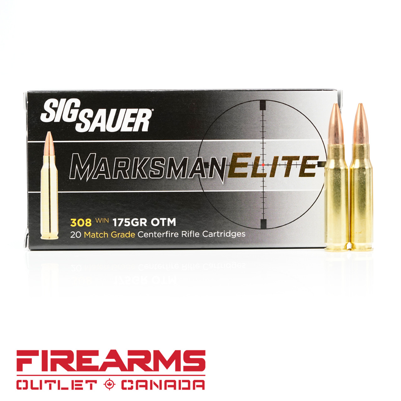 Sig Sauer Marksman Elite - .308 Win., 175gr, OTM, Box of 20 [E308M2-20]