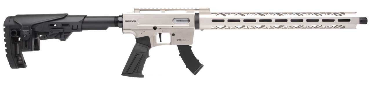 Derya TM22 Semi-Auto Rifle - .22LR, 18", WHITE [TM22-18-WT]