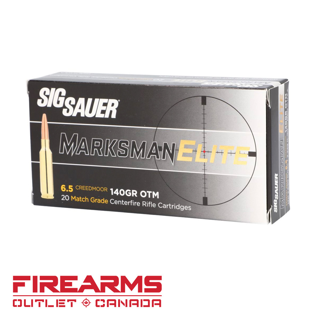 Sig Sauer Marksman Elite - 6.5 Creedmoor, 140gr, OTM, Box of 20 [E65CM1-20]