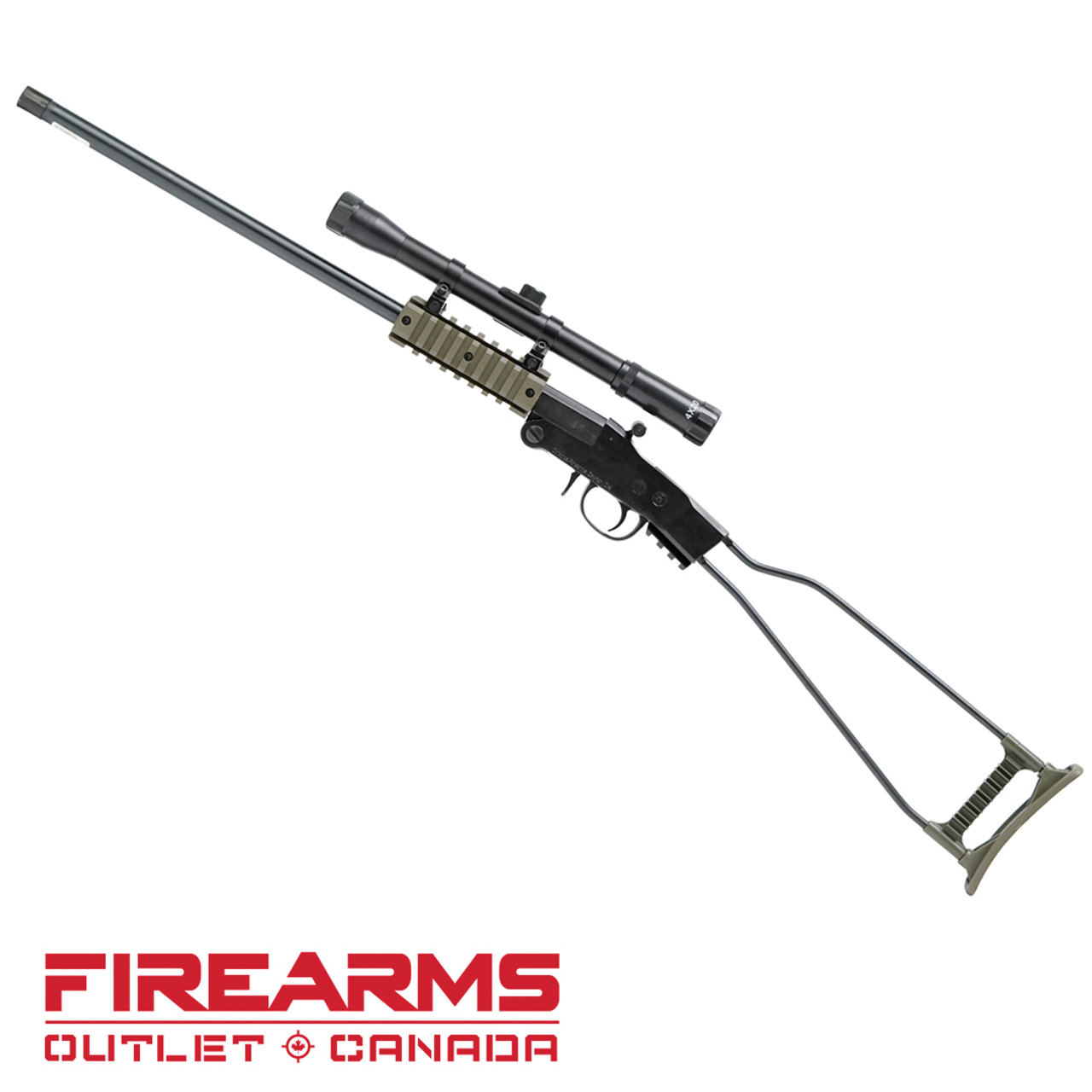 Chiappa Little Badger w/ Scope - .22 LR, 16.5", BLK / ODG [500.232]