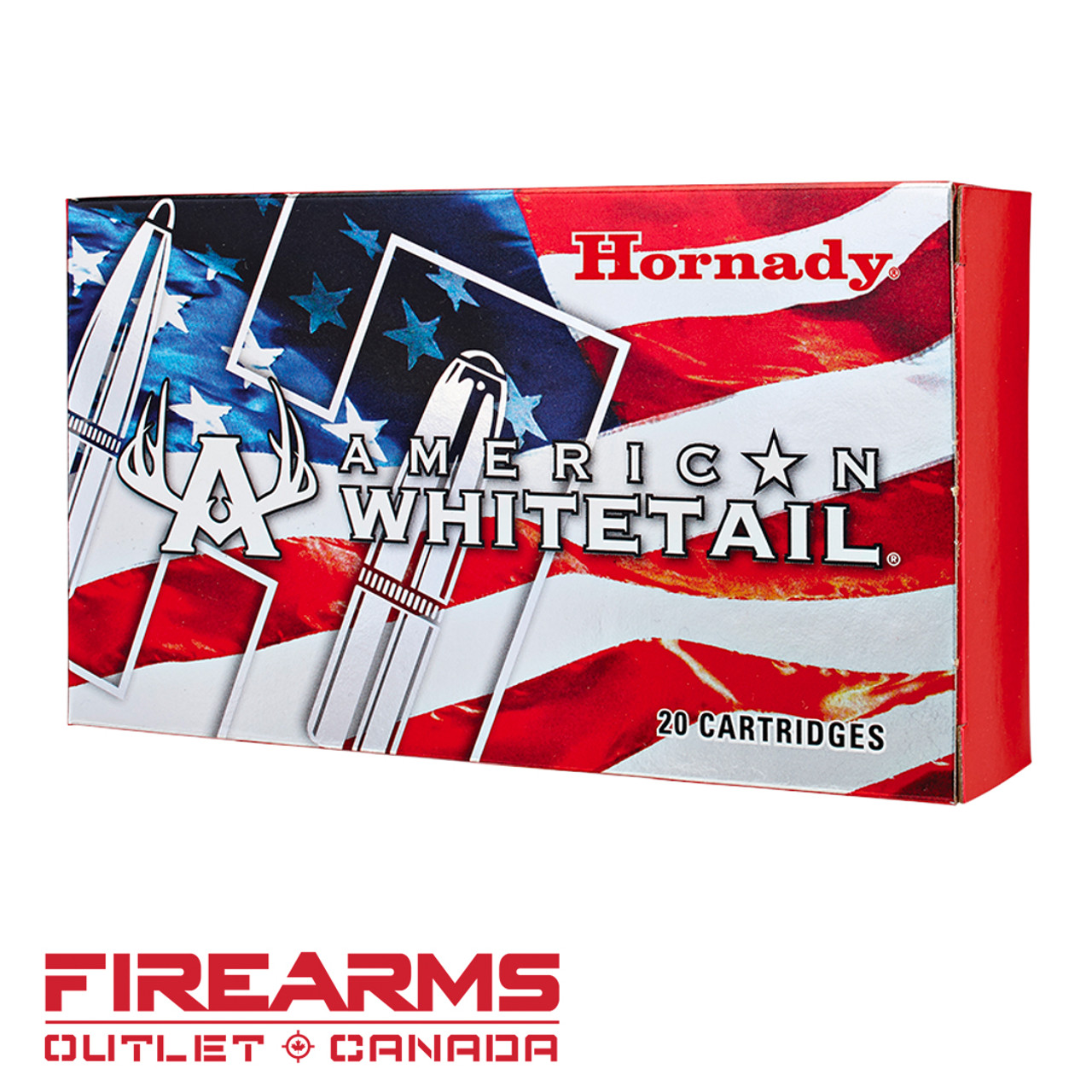 Hornady American Whitetail - .30-06 Springfield, 180gr, SP, Box of 20 [81084]