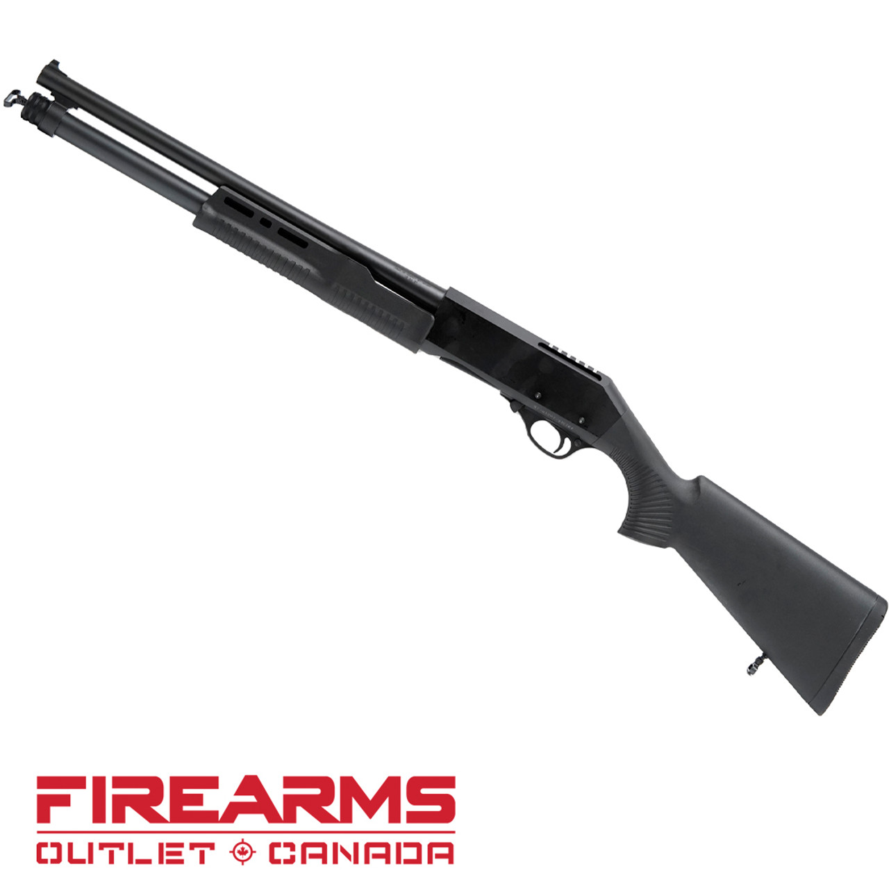 Churchill 612 Pump Shotgun w/ Standard Stock & M-LOK Forend - 12GA, 2-3/4" or 3", 18.5" Barrel, 7-Shot [K61281]