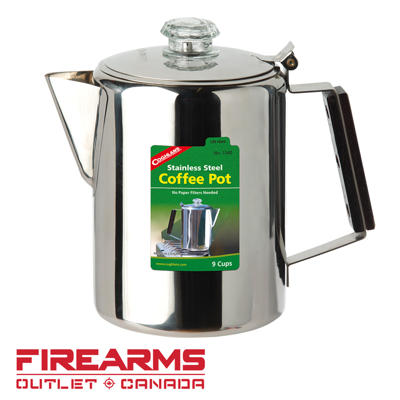 Coghlan's Stainless Steel Coffee Pot - 9 Cup [1340]