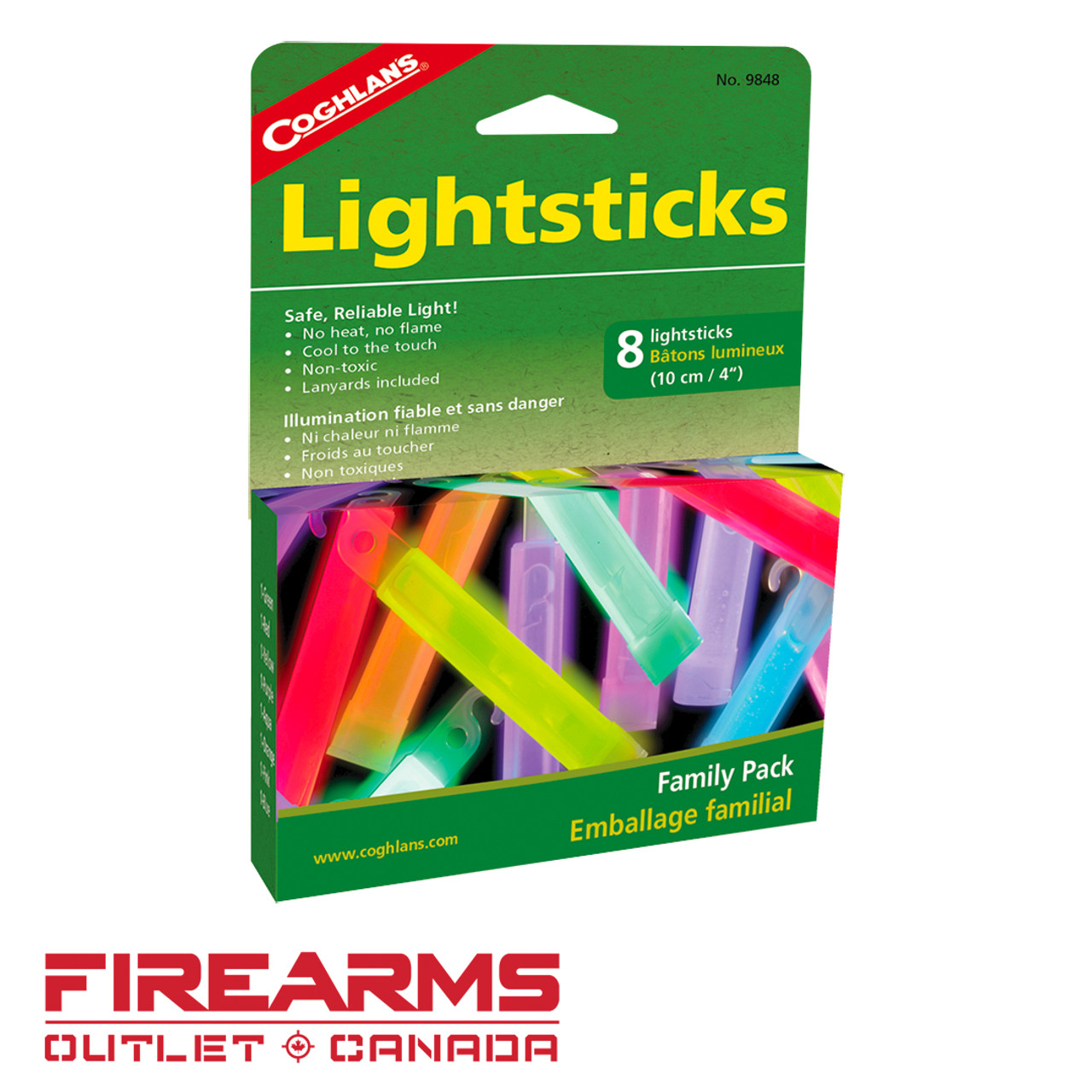 Coghlan's 4" Lightsticks (Family Pack) - 8 Pack [9848]
