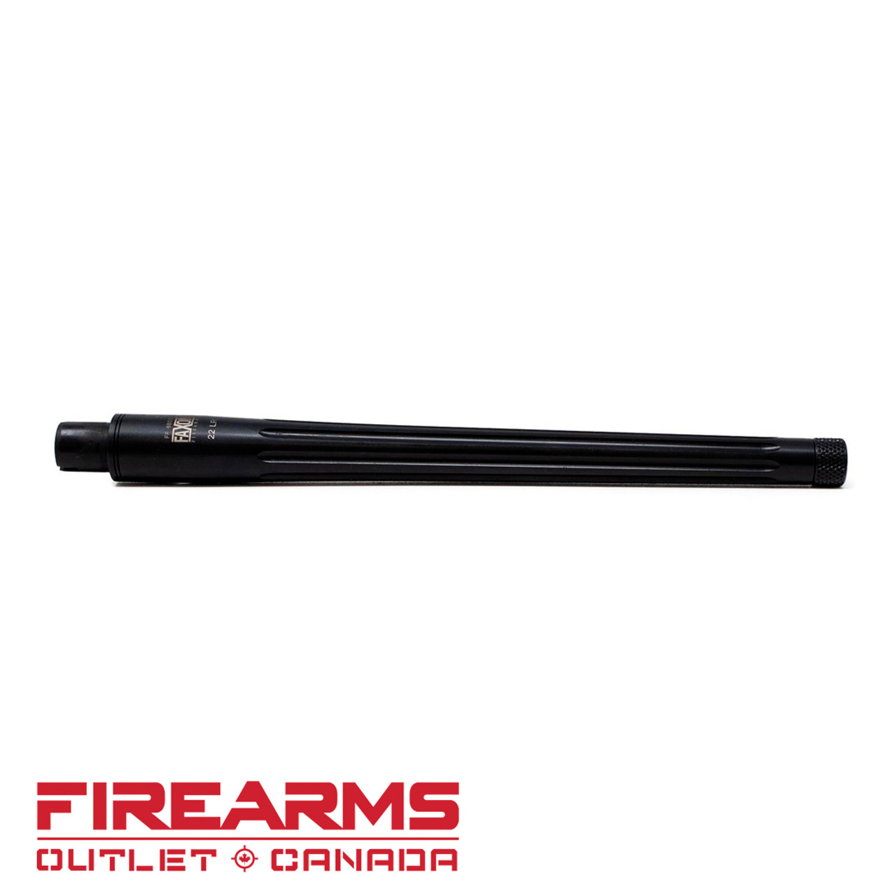 Faxon Firearms 10/22 Straight Fluted Barrel - .22LR, 10.5", Nitride Coated [12B216N10FMQ-T]