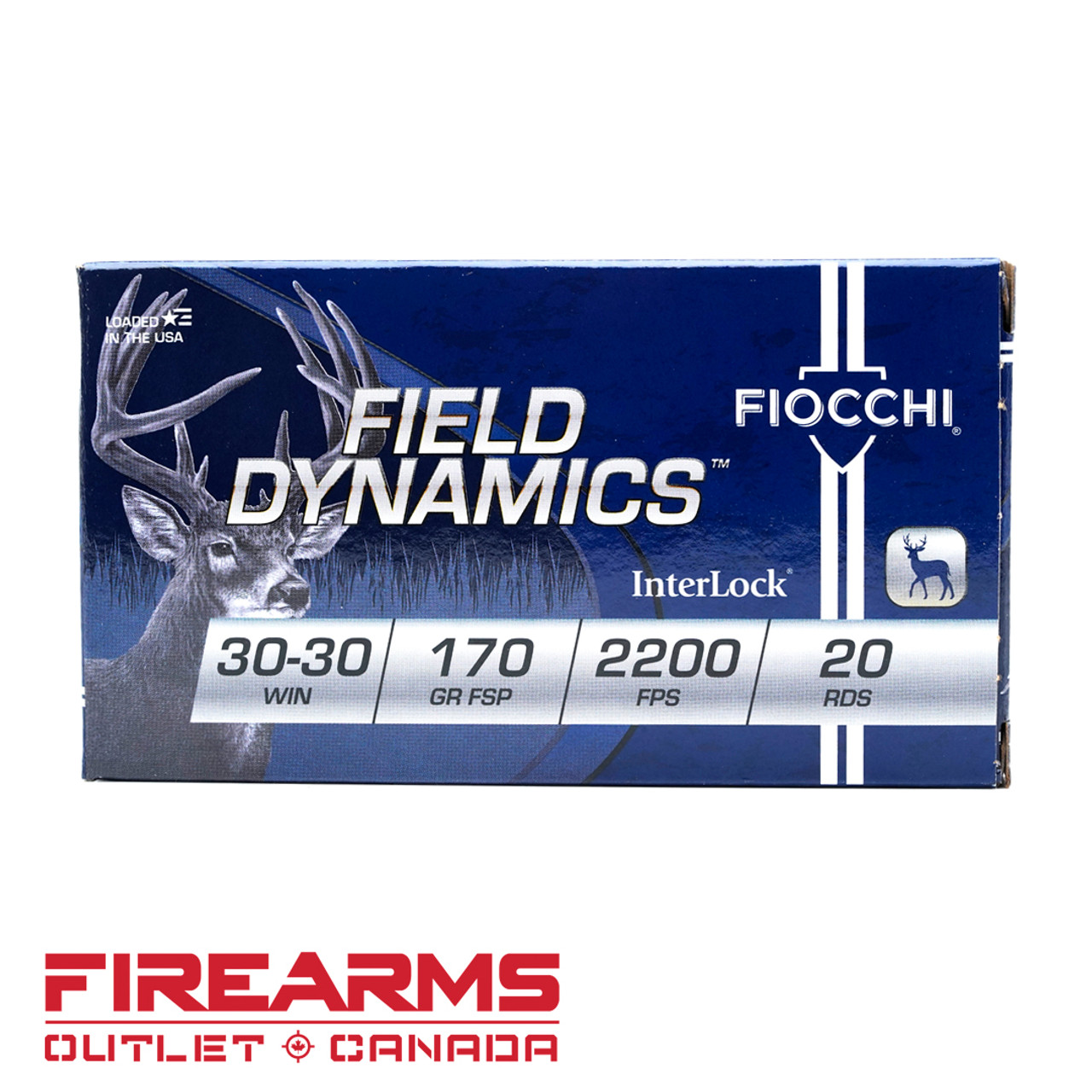 Fiocchi Field Dynamics Ammunition - .30-30 Win., 170gr, FSP, Box of 20 [3030C]