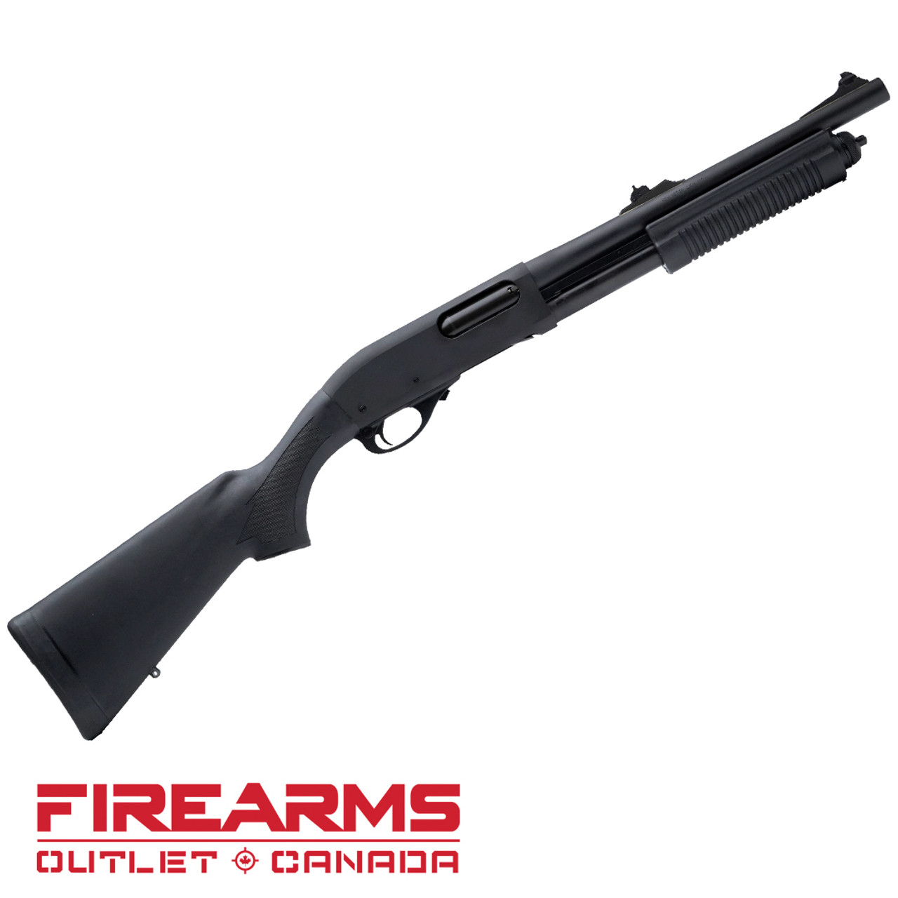 Remington 870 Police Magnum Synthetic, Rifle Sights  - 12GA, 2-3/4" or 3", 14" Barrel, 5-Shot [24431]