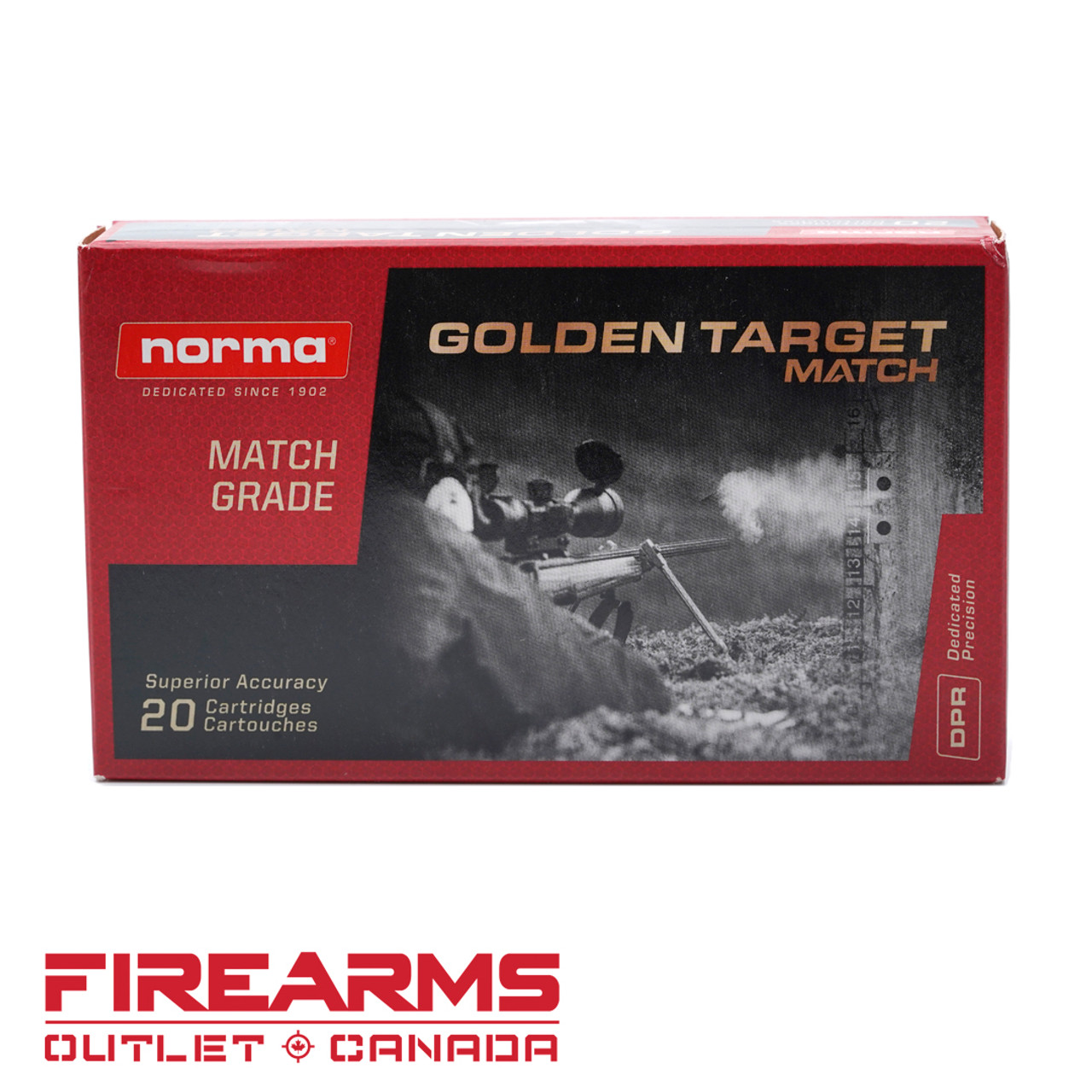 Norma Golden Target - 6.5 Creedmoor, 143gr, GTX, Box of 20 [10166522]