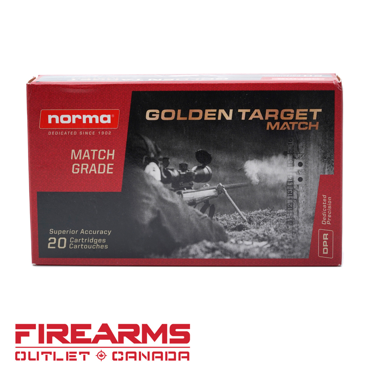 Norma Golden Target - 6.5 Creedmoor, 130gr, GTX, Box of 20 [10166312]