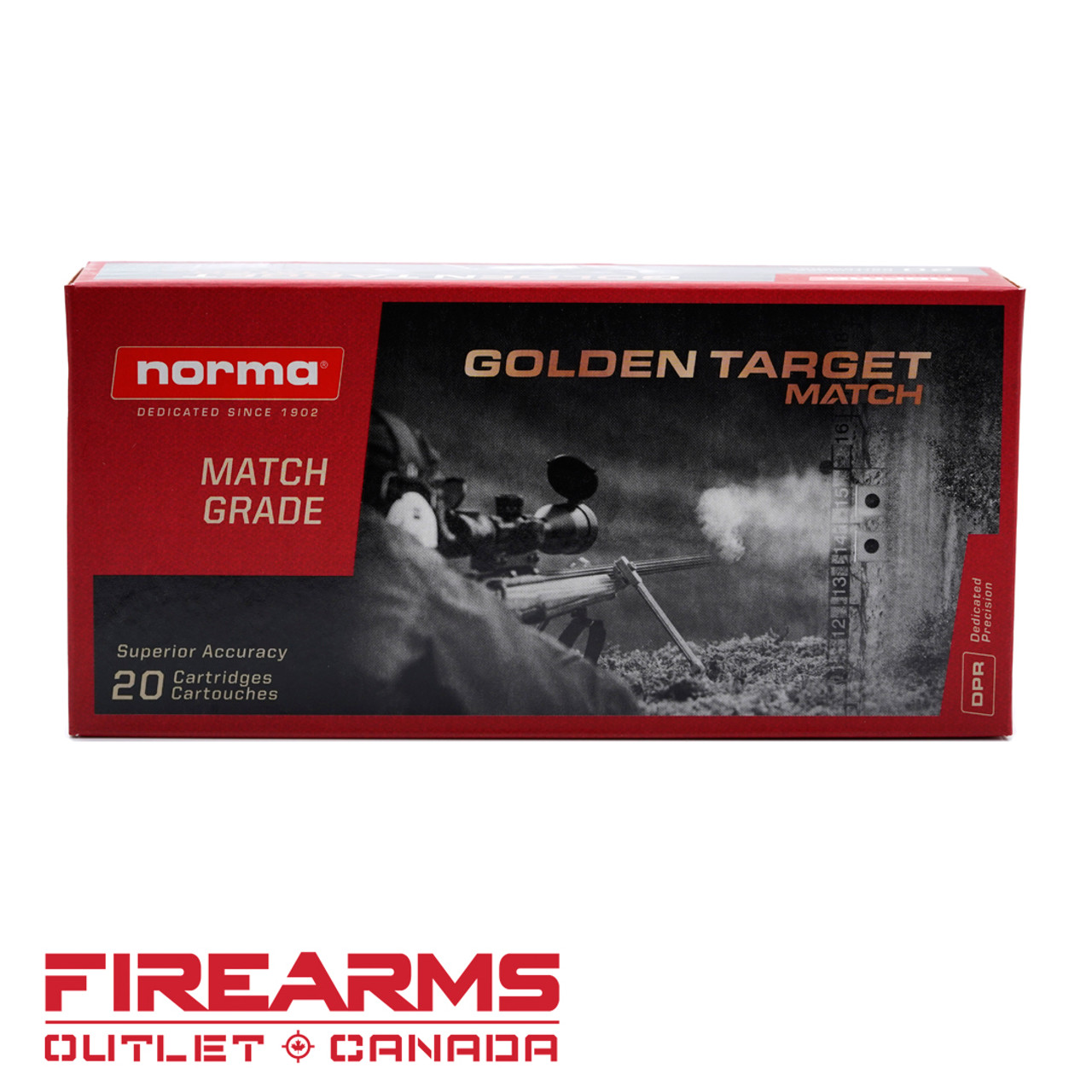 Norma Golden Target - 6.5 PRC, 143gr, GTX, Box of 20 [10166462]