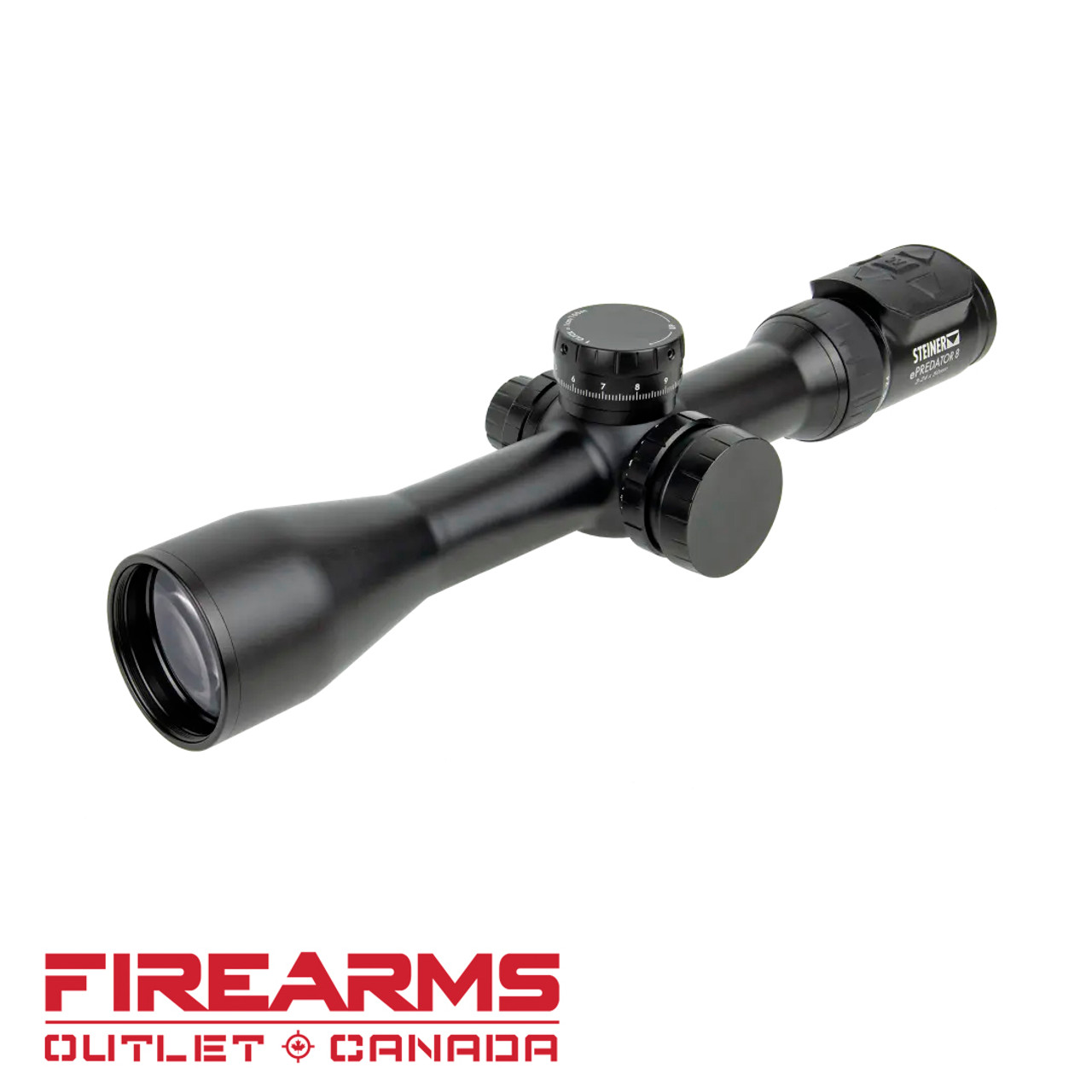 Steiner Predator 8, 3-24x50mm Riflescope - 4A-I Fiber point, SFP