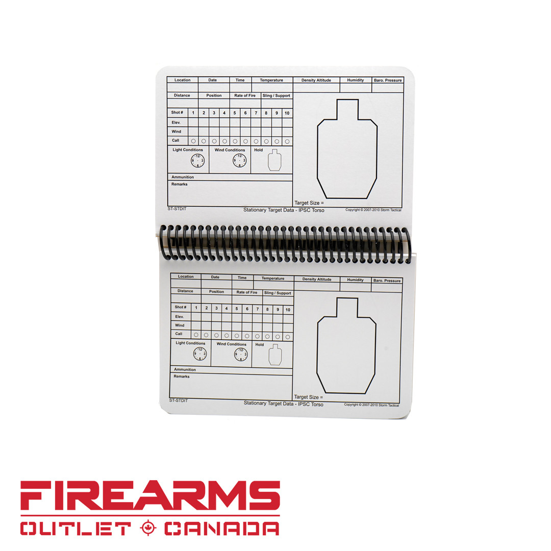 Storm Tactical Precision Rifle Data Book [ST-PRDB] - Firearms
