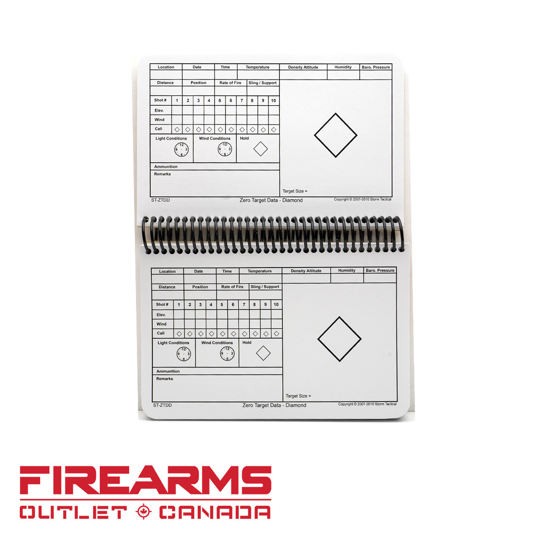 Storm Tactical Precision Rifle Data Book [ST-PRDB] - Firearms