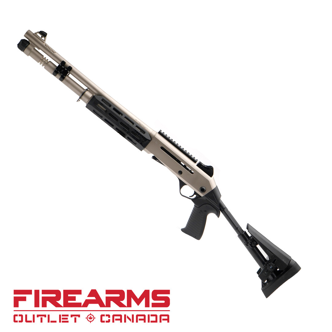 トイガン M4 EGE Panzer Arms M4 Speed Pro, Nickel / Telescopic - 12GA, 2-3/4