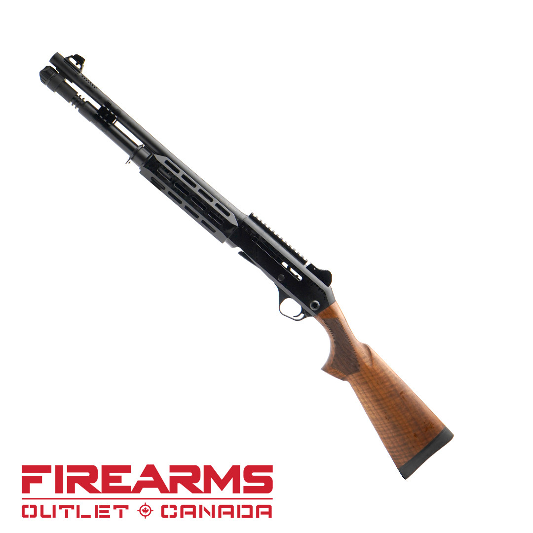 EGE Panzer Arms M4 Speed Pro, Black / Walnut - 12GA, 2-3/4