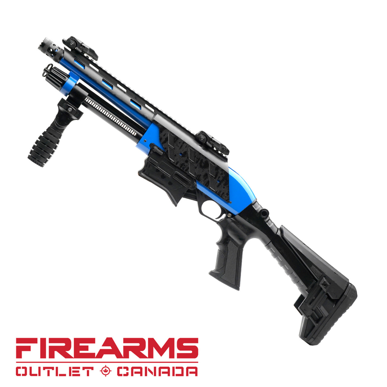 Federation Firearms SPM-12 Pump Shotgun - 12GA, 2-3/4" or 3", 9" Barrel, BLUE