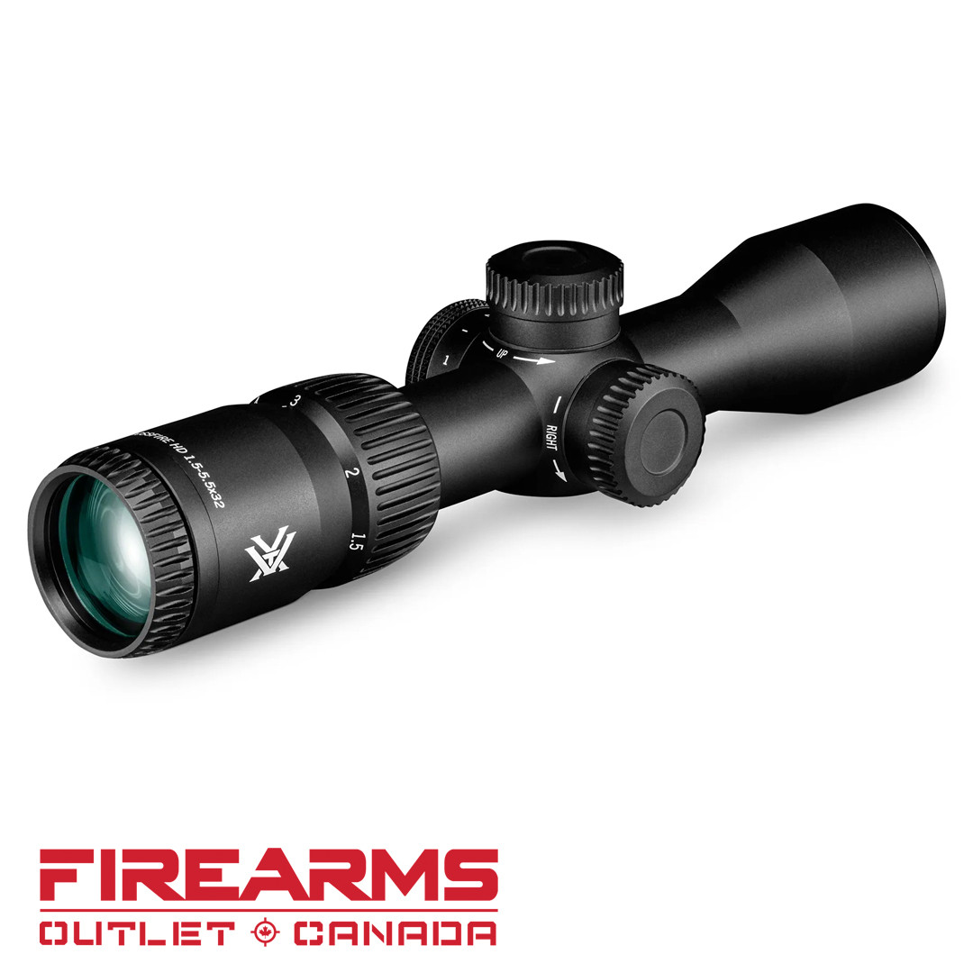 Vortex Crossfire HD 1.5-5.5x32 Scout - SFP, Illuminated Dead-Hold