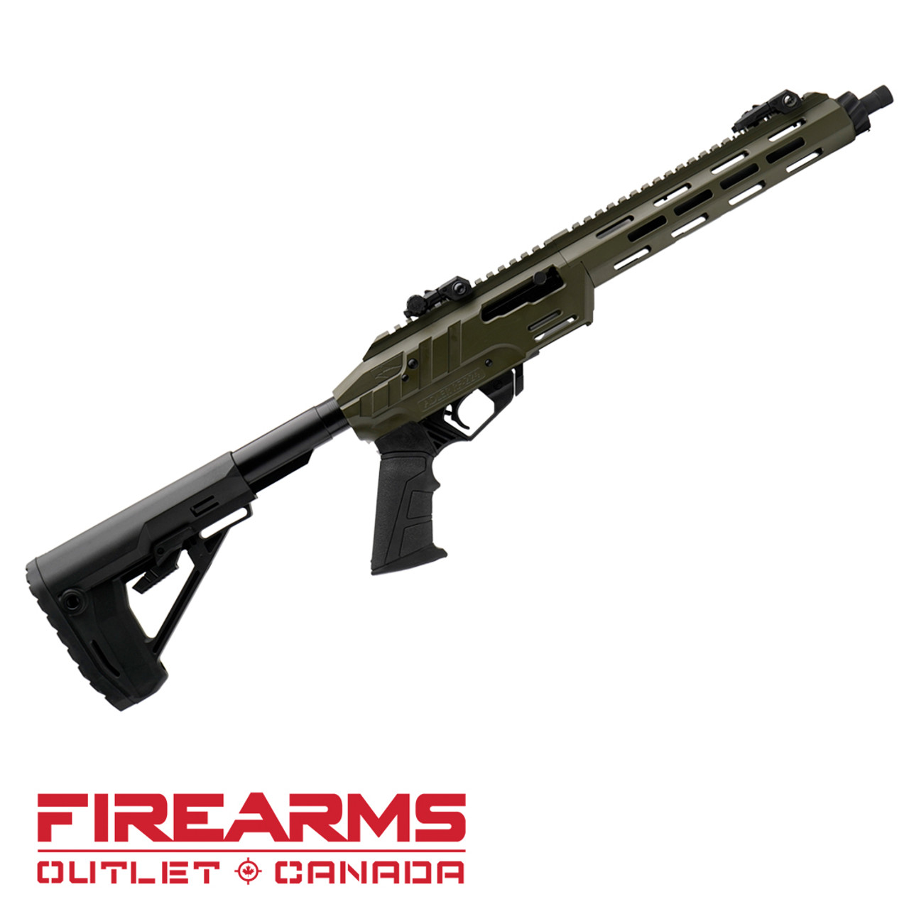 Adler Arms RF224 Tactical Semi-Auto - .22LR, 11.7", ODG [RF224TACODG]