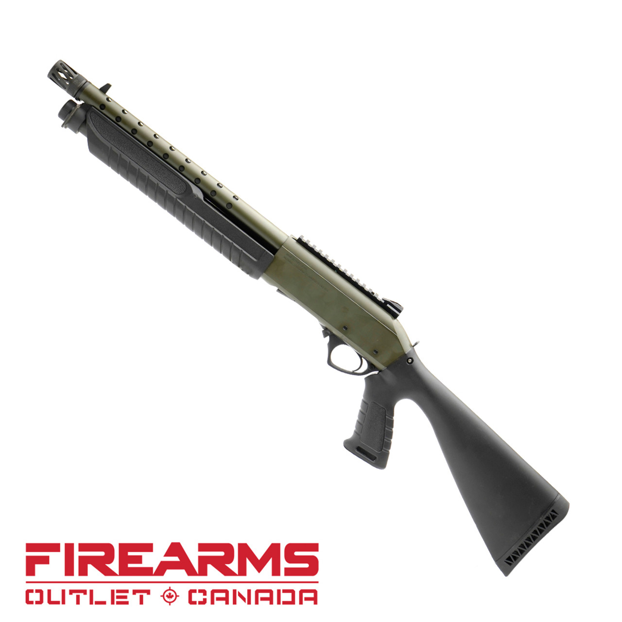 FABARM Martial Pump, ODG  - 12GA, 2-3/4" or 3", 14" Barrel, 6-Shot