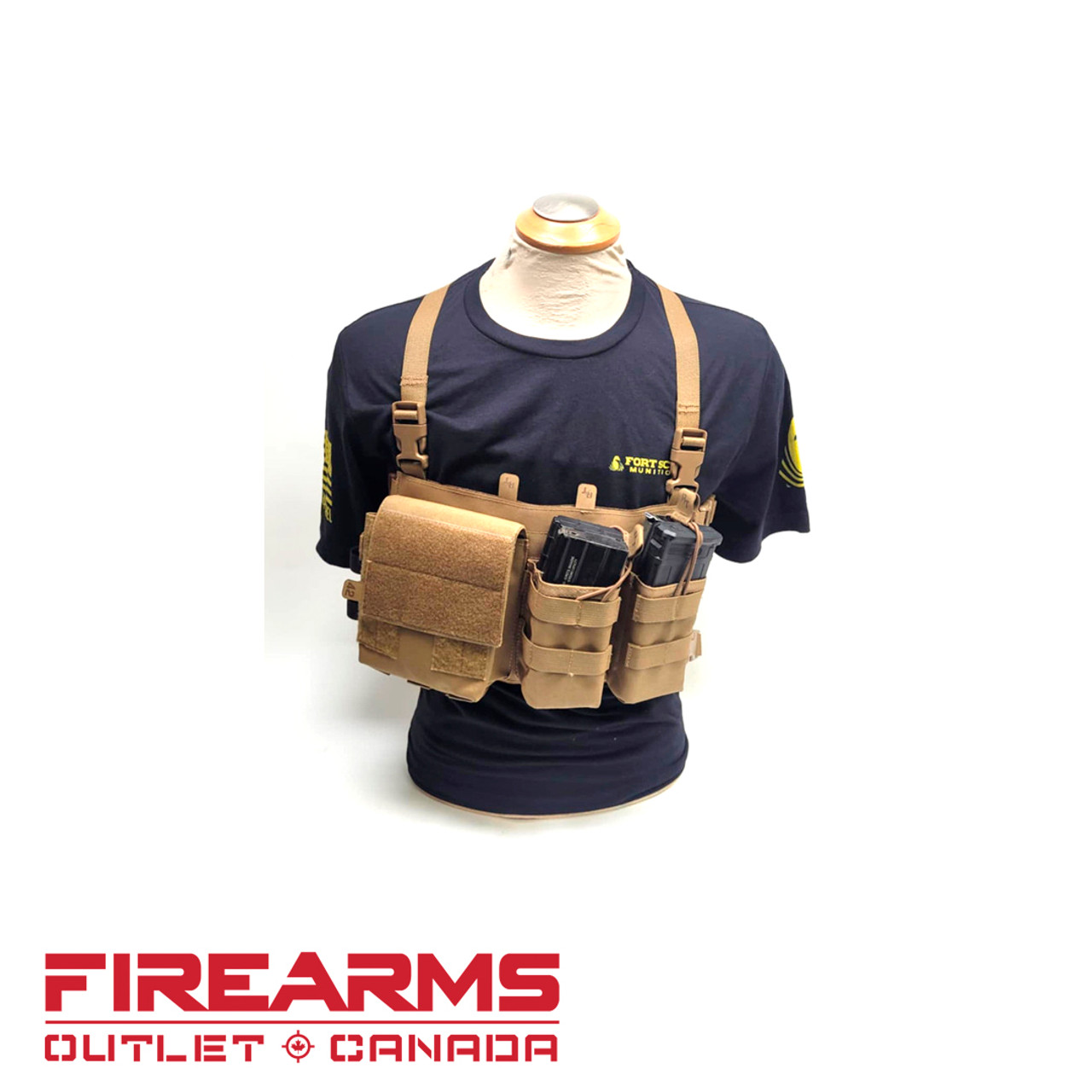 S&J Hardware - Micro Shotgun Chest Rig, FDE