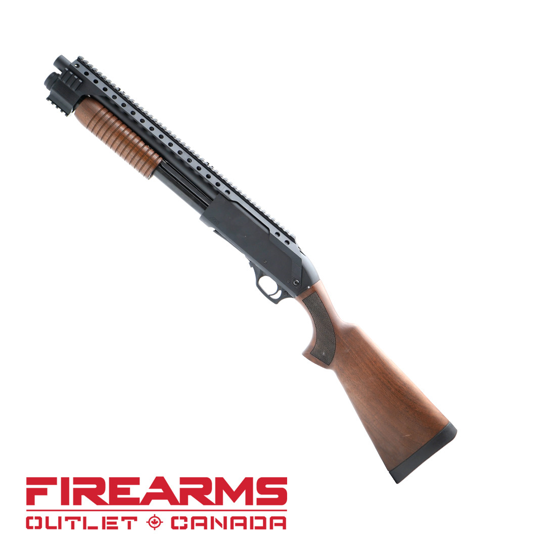Federation Firearms GK-12 Gatekeeper Pump - 12GA, 2-3/4" or 3", 15" Barrel, BLK [FF-GK12-BLK-15]