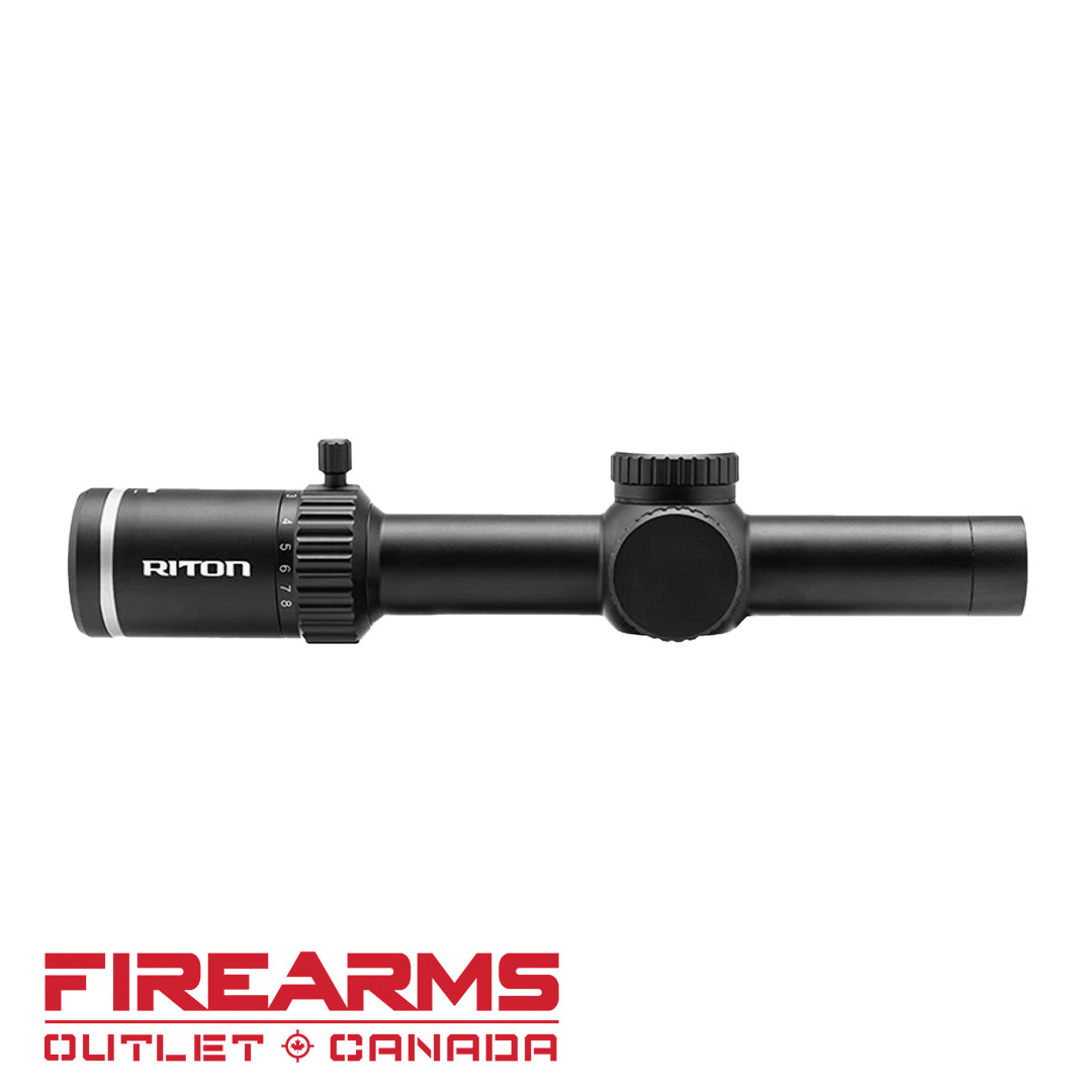 Riton 3 Tactix 1-8x24 Riflescope, SFP - Illuminated, OT Reticle