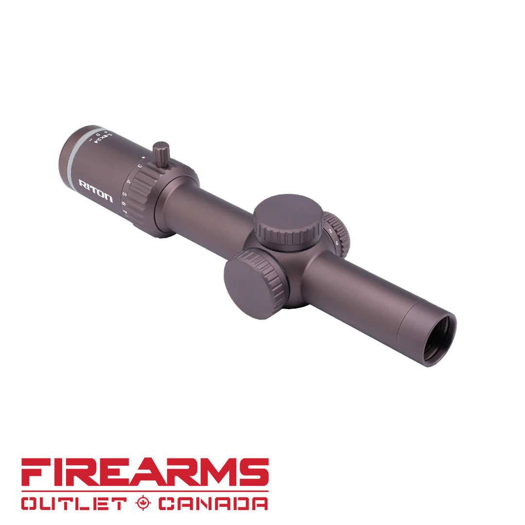 Riton 3 Tactix 1-8x24 Riflescope, SFP - Illuminated, OT Reticle