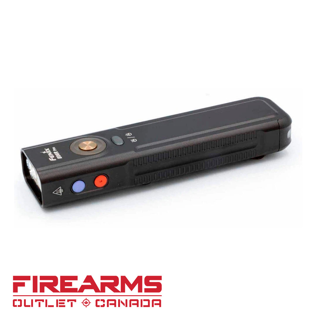 Fenix E06R Pro Three-Light-Source Dual-Switch Control Flashlight (Black) [E06R-PRO-BLK]