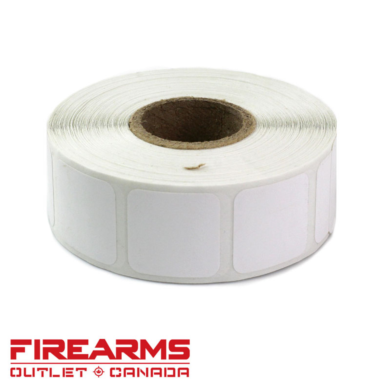 Target Patches, White - Roll of 1,000