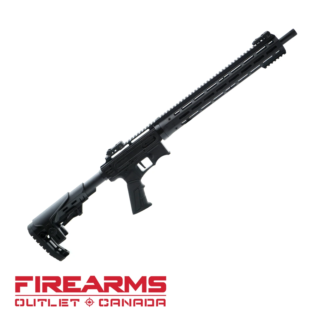 Derya TM22 Flash Semi-Auto - .22LR, 18", BLK [TM22-A-18-FLASH-BLK]