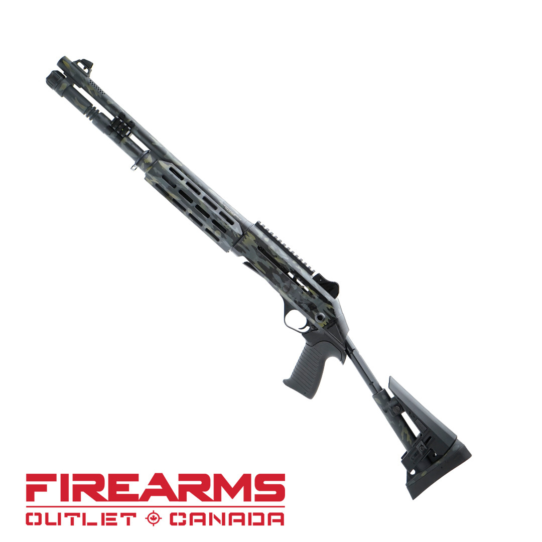 EGE Panzer Arms M4 Speed Pro, ODG Camo / Telescopic - 12GA, 2-3/4" or 3", 18.6" Barrel [M4-PROGRECAM]