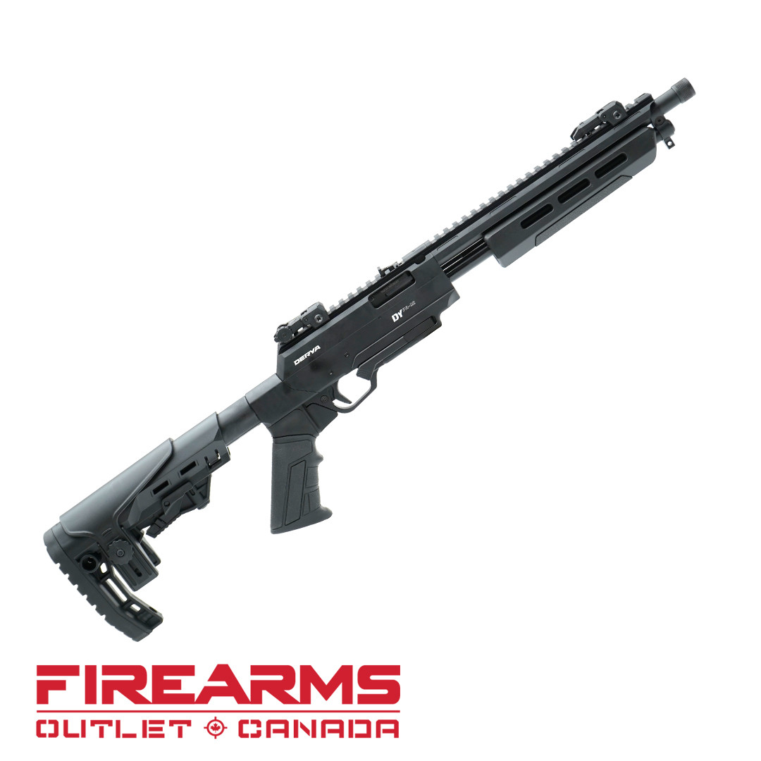 Derya DYPA-12 Pump-Action Rifle (Glock Magazine) - 9mm, 12", BLK [DYPA-12-TELE]