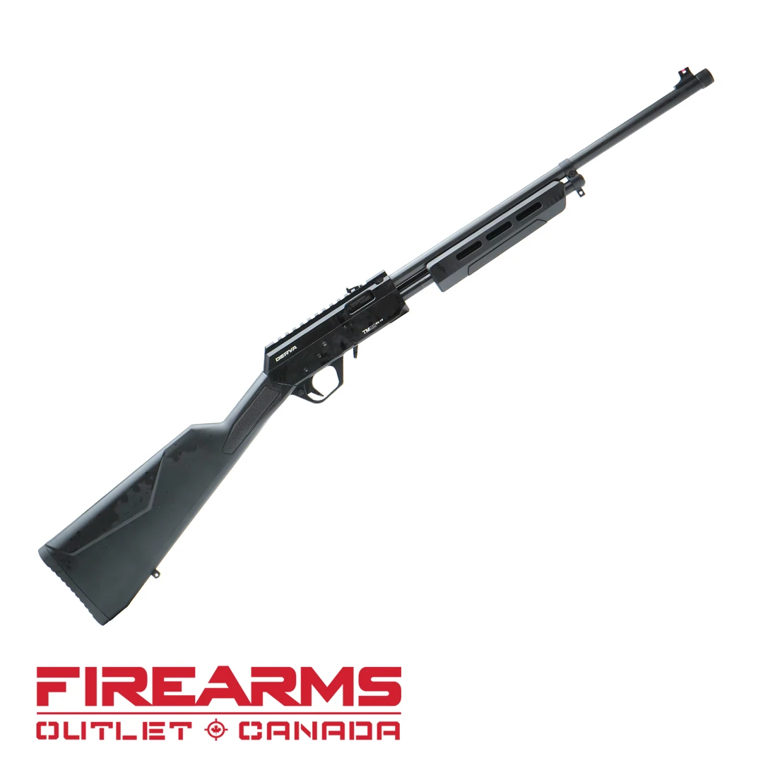Derya TM22 Pump-Action Synthetic - .22LR, 18", BLK [TM22-PA-18-BLK-P-SYN]
