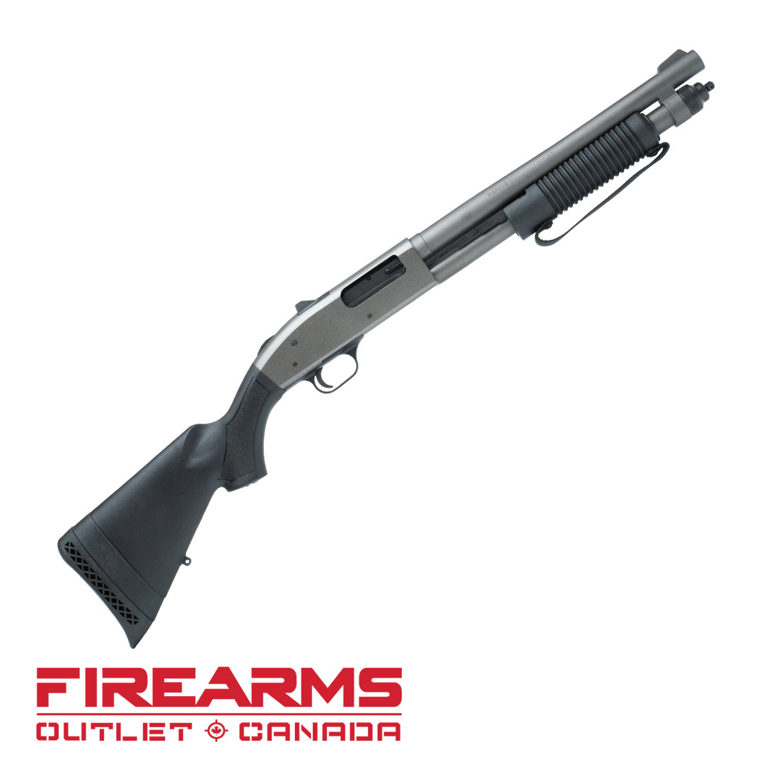 Mossberg 590A1 Compact, Tungsten (Class III) - 12GA, 2-3/4" or 3", 14" Barrel, 6-Shot [50798]