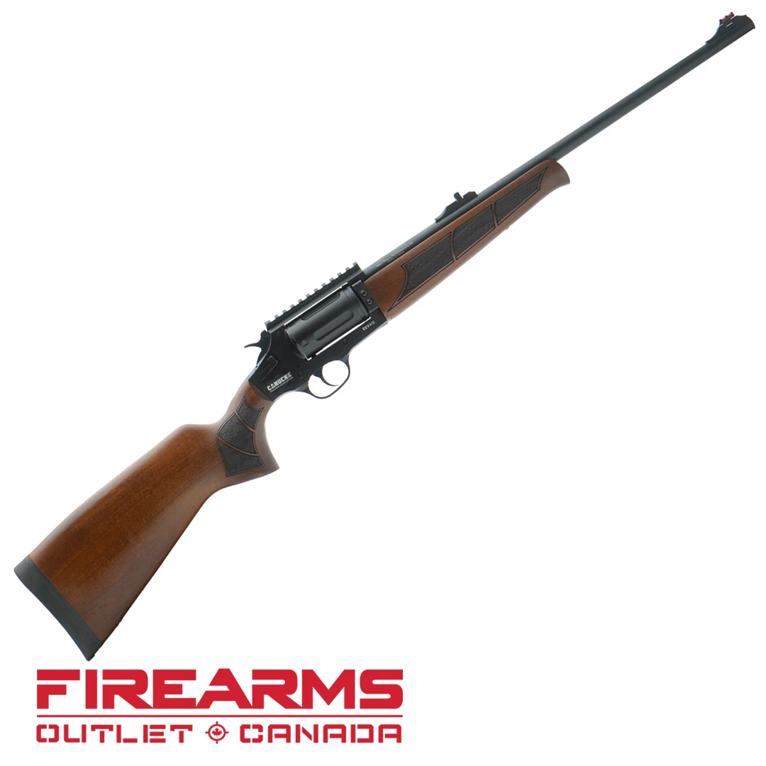 Canuck Evolve Traditions Revolver Shotgun, Walnut Stock - .410GA / .45LC, 20" Barrel, BLK [CEVTRAD41020]