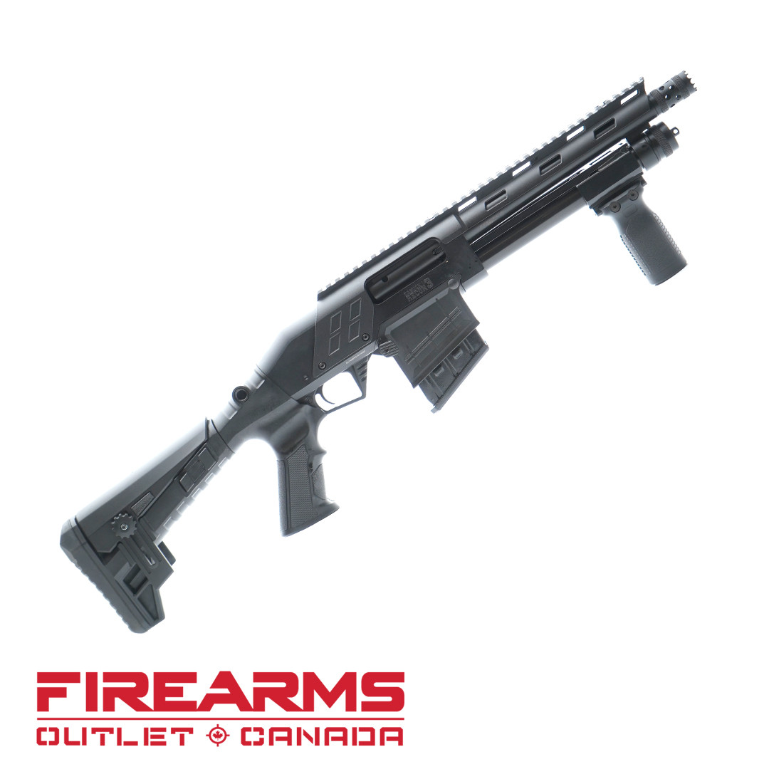 Canuck Recon 3 Compact Pump - 12GA, 2-3/4" or 3", 9" Barrel, BLK [CREC3129]
